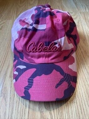 Cabela’s Pink Camouflage Hat Hook And Loop Closure